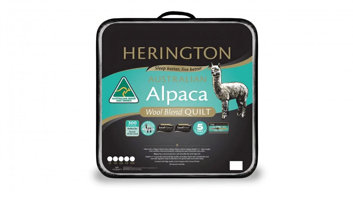Herington Alpaca Wool Blend Quilt 300GSM