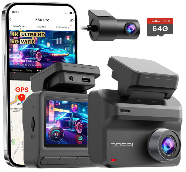 DDPAI Z50 Pro 4K Dash Cam