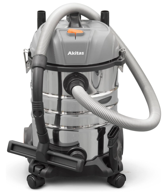 Akitas W8 2000W 30L Cyclonic Wet and Dry Vacuum