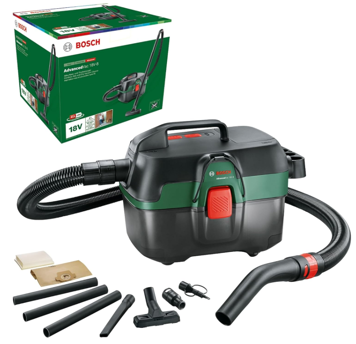 Bosch Cordless Wet and Dry Vacuum with Inflator