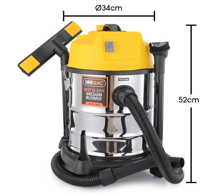 Unimac 20L 1400W Wet and Dry Vacuum with Blower