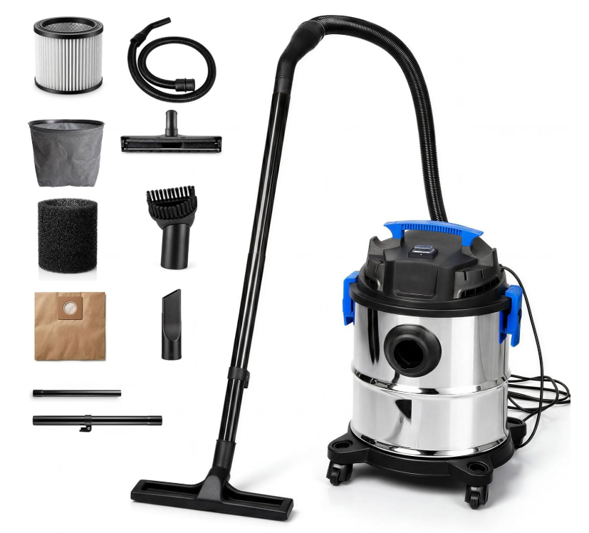 Spector 1200W 20L Wet and Dry Shop Vacuum