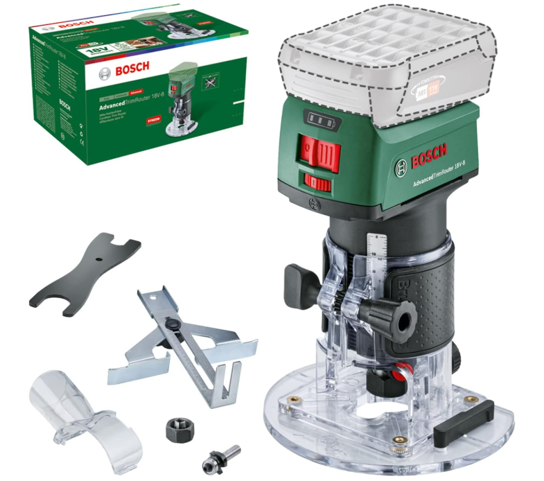 Bosch Home & Garden Cordless Brushless Trim Router