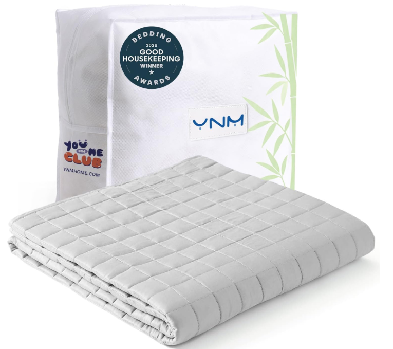 YnM Natural Bamboo Cooling Weighted Blanket