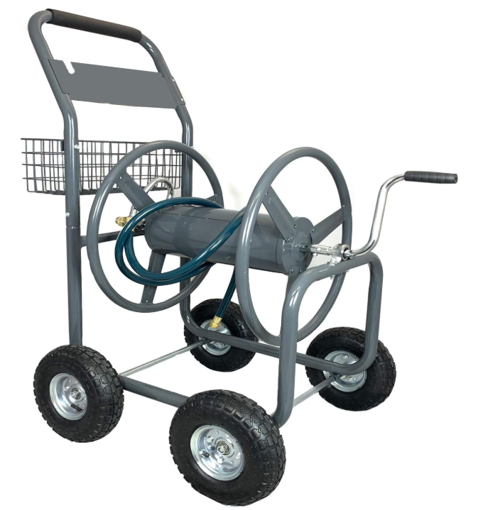 Ashman 4-Wheel Portable Hose Reel Cart