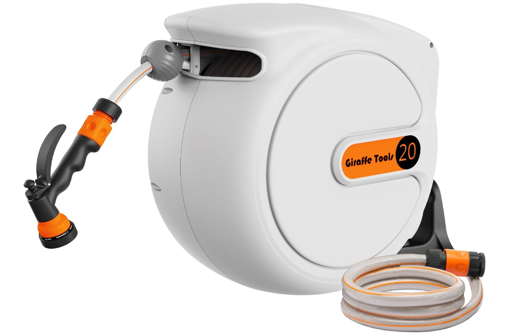 Giraffe Tools 20m Wall-Mounted Hose Reel 
