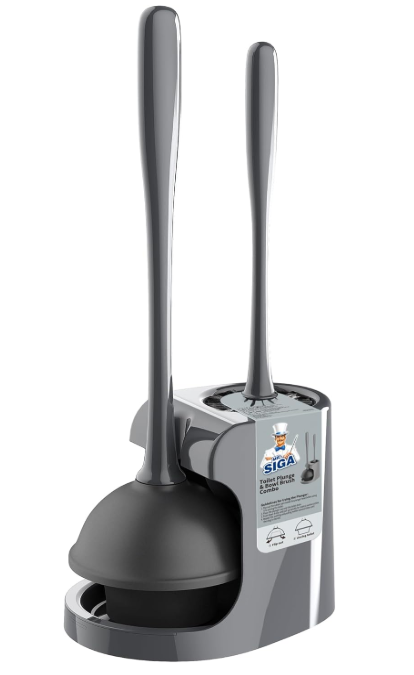 MR.SIGA Toilet Plunger and Bowl Brush Combo
