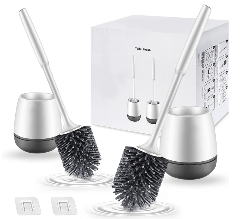 Marsheepy Silicone Toilet Brush and Holder Set