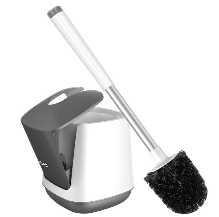 SetSail Self-Closing Lid Toilet Brush and Holder