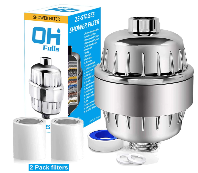 25-Stage Shower Filter with Vitamin C