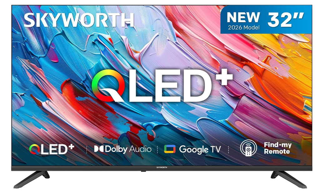 SKYWORTH Q5600H 32 Inch QLED+ Smart Google TV