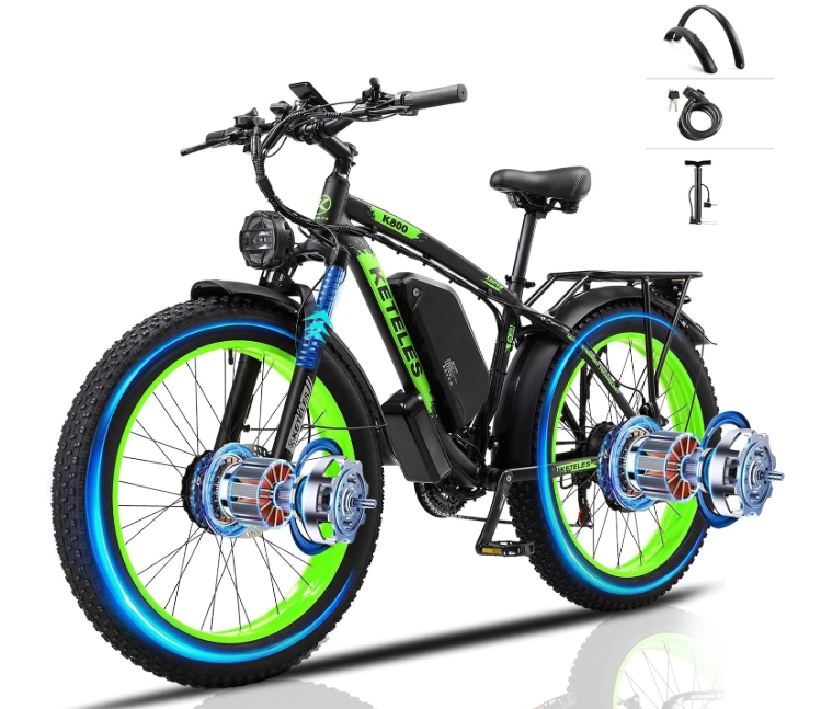 QIKAITU Dual Motor Electric Bike 