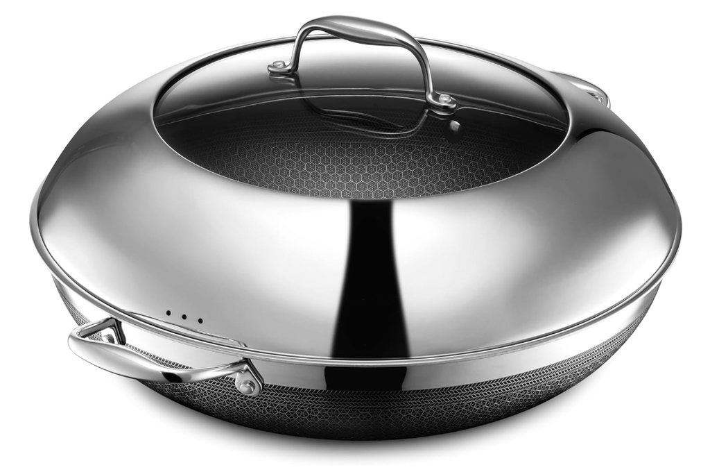 HexClad Hybrid Nonstick Wok 35cm