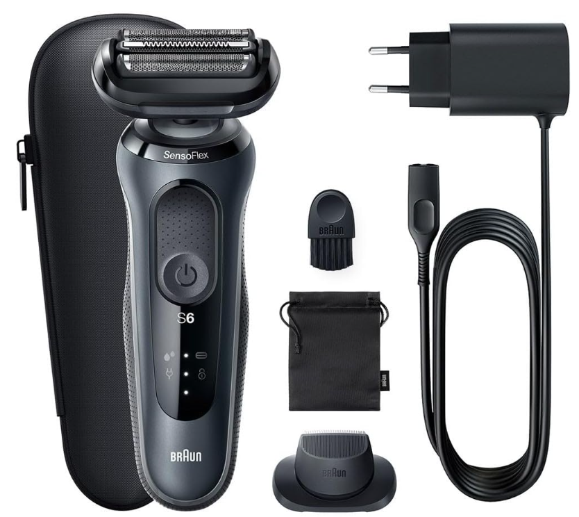 Braun Series 6 Men's Razor with EasyClick Attachment, Electric Shaver 