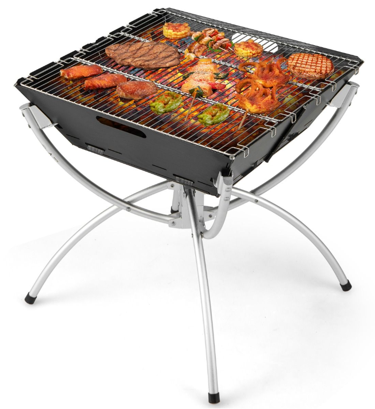 3-in-1 Portable Firewood Charcoal Fire Pit 