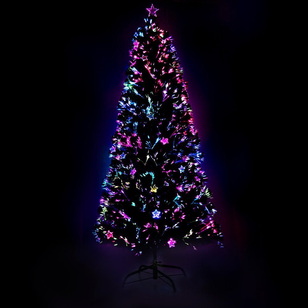 Jingle Jollys 1.8m Optic Fibre Christmas Tree
