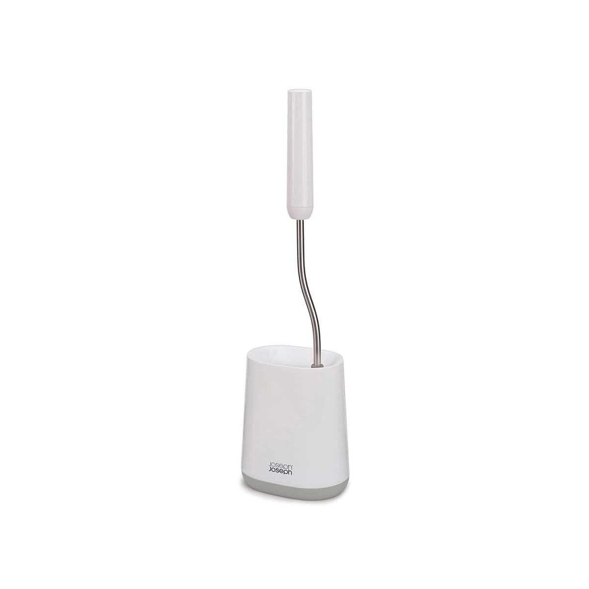 Joseph Joseph Flex Lite Steel Toilet Brush in White