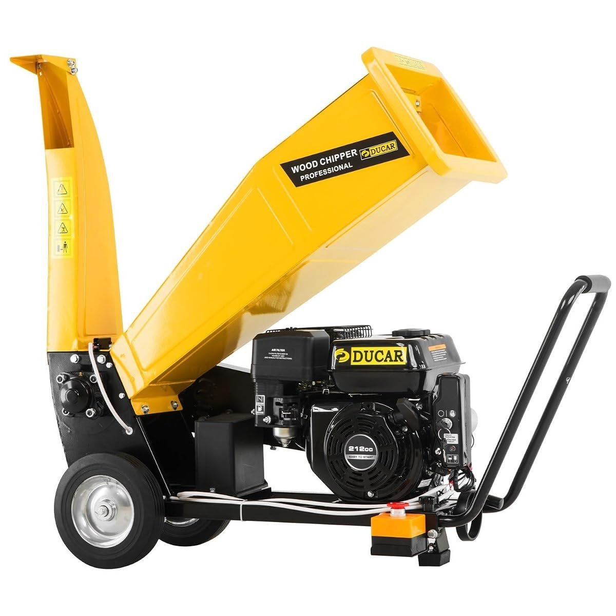 Key Electric Start Petrol Wood Chipper