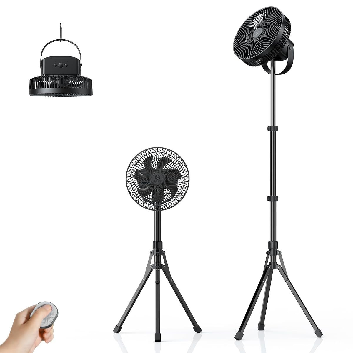 LEMOISTAR Rechargeable Pedestal Fan