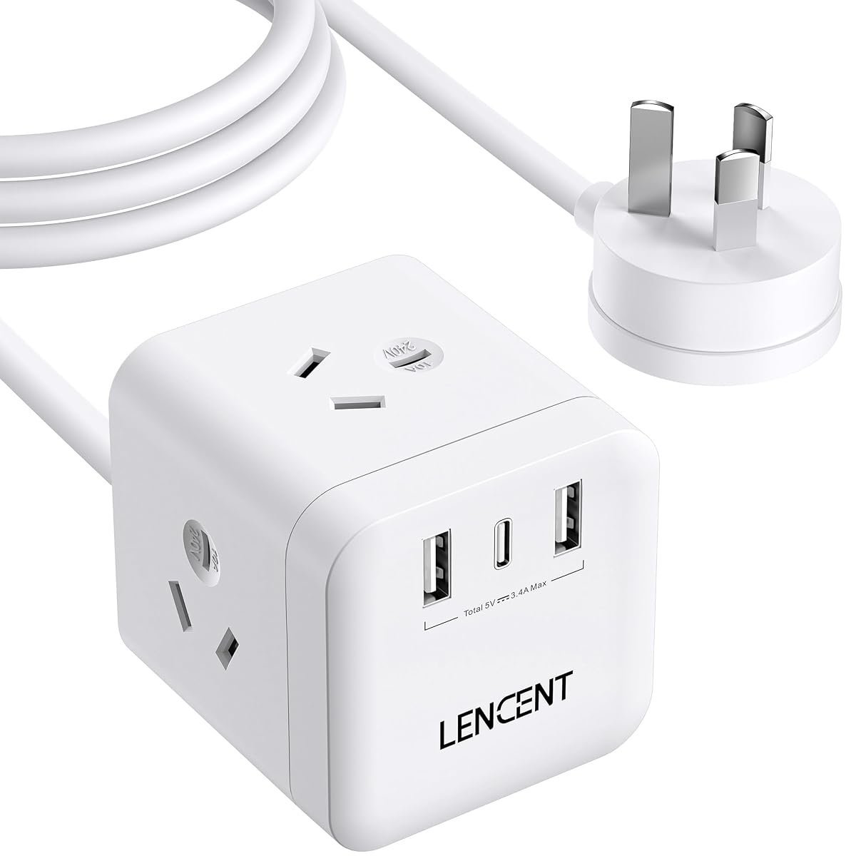 LENCENT Cube Power Board with USB Ports
