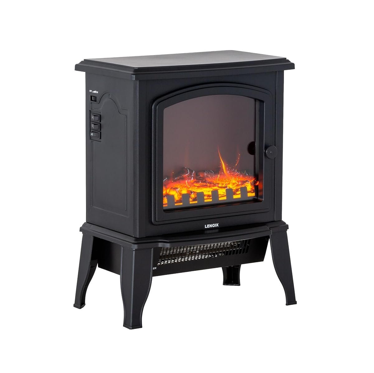 Lenoxx Electric Fireplace Heater LF190