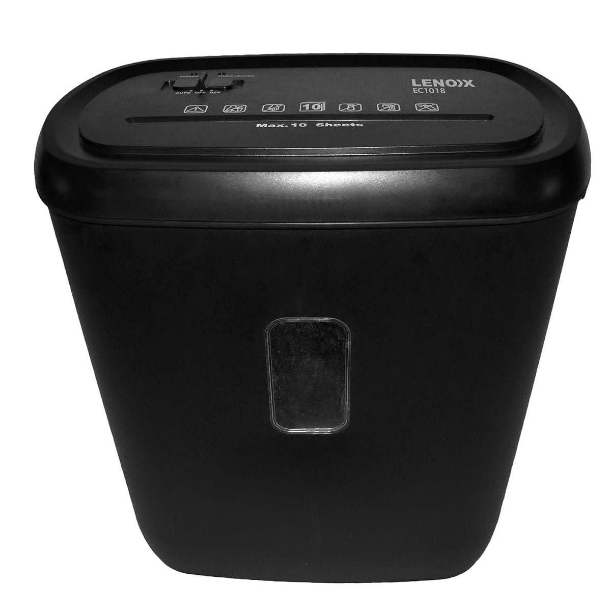 LENOXX 21L 10-Sheet Cross-Cut Paper Shredder