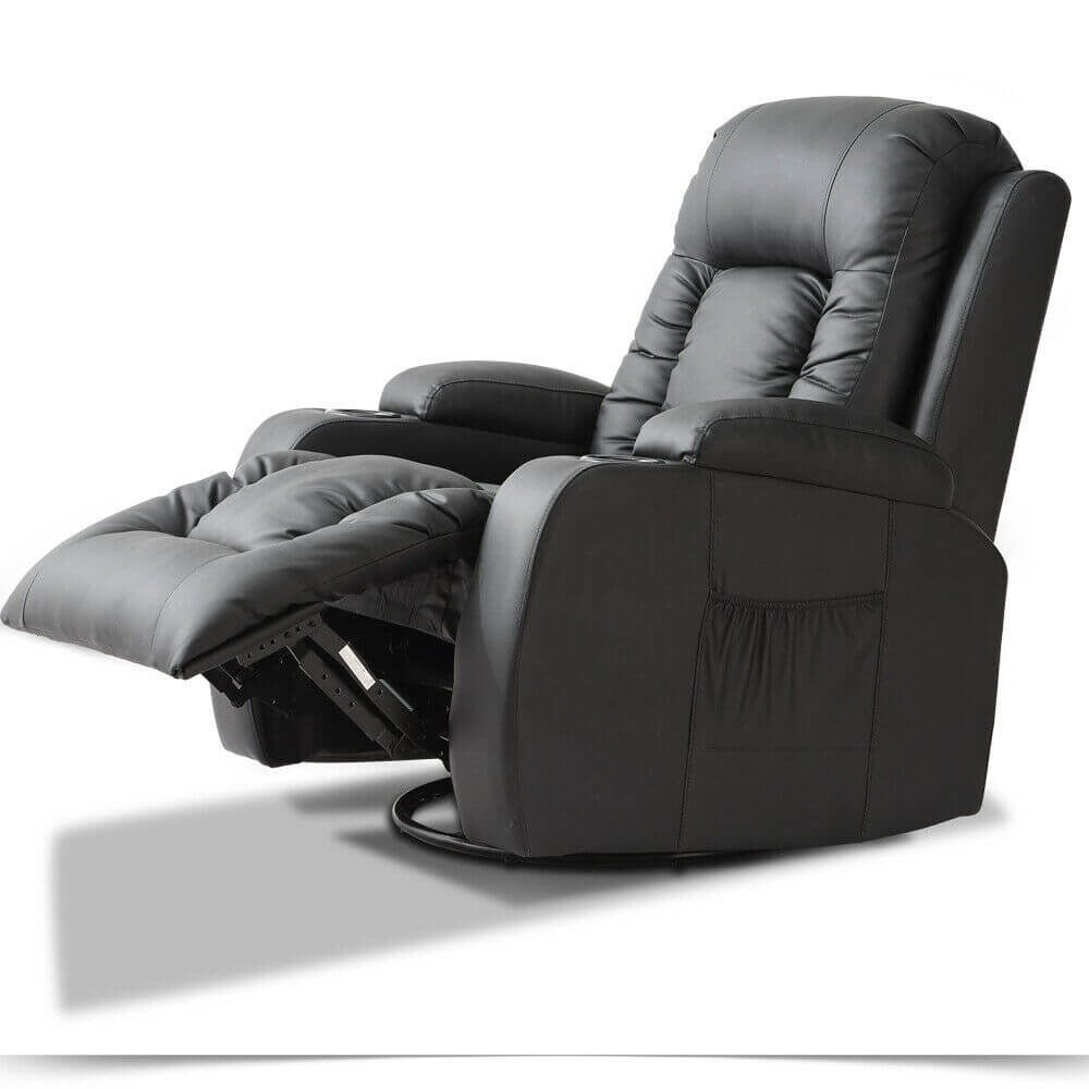 Levede Electric Massage Recliner with swivel base