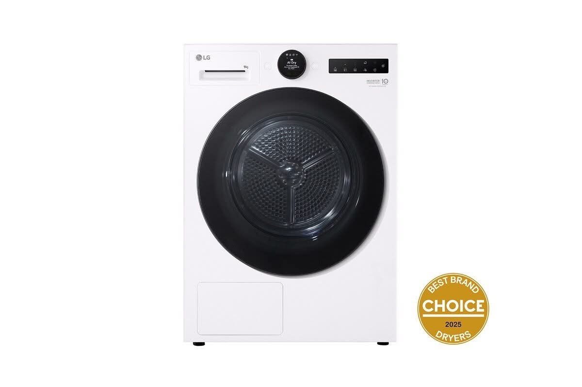 LG DXH9-09W 9kg Series 9 Heat Pump Dryer