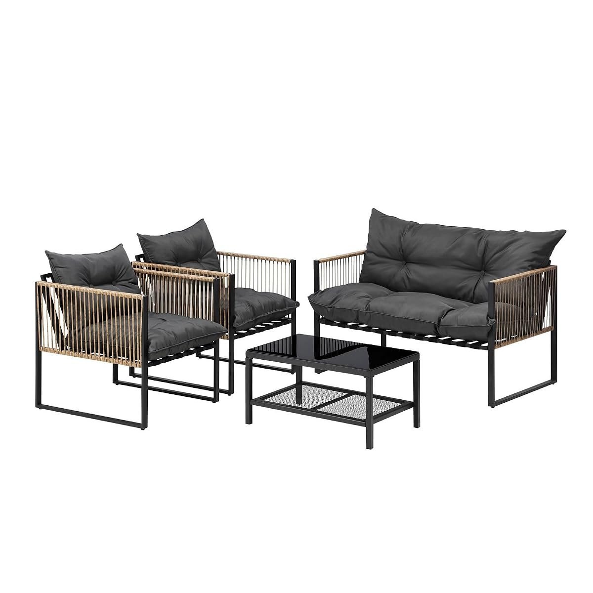Livsip 4PCS Outdoor Patio Furniture Set