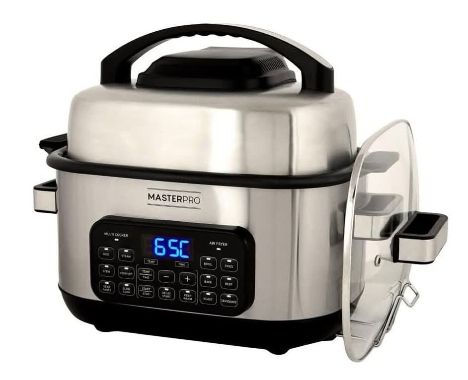 MasterPro 14-in-1 Deluxe Multi Cooker and Air Fryer 6L