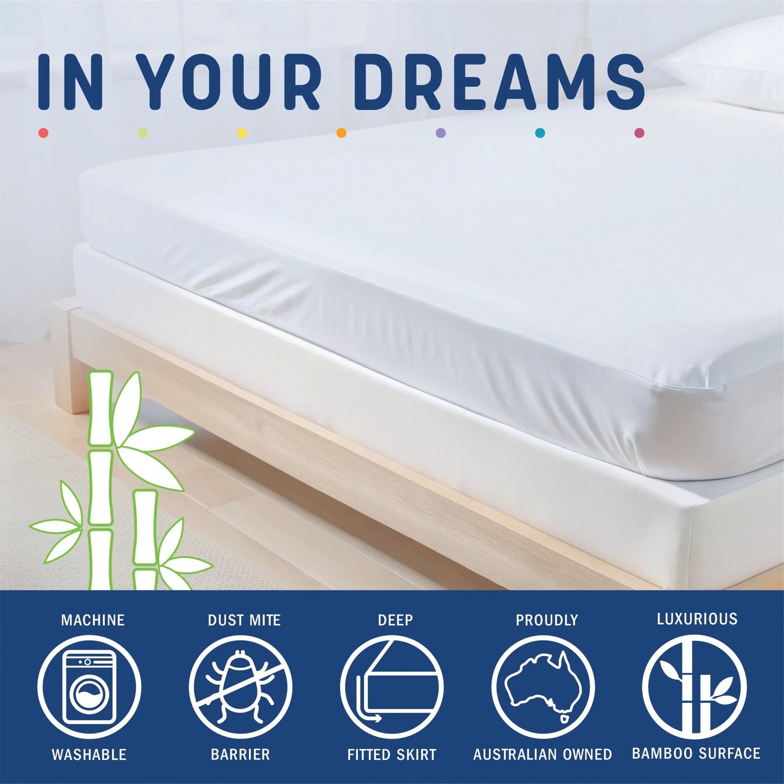 Mattress Crafters Luxurious Bamboo Mattress Protector