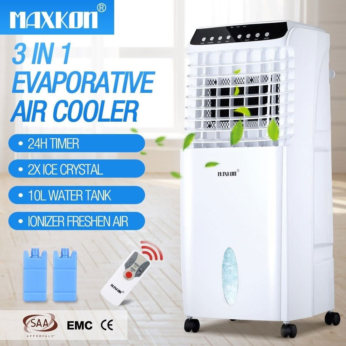 Maxkon 10L Evaporative Air Cooler