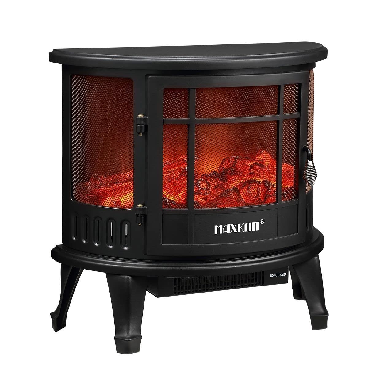 MAXKON 1800W Electric Fireplace Freestanding Stove Heater