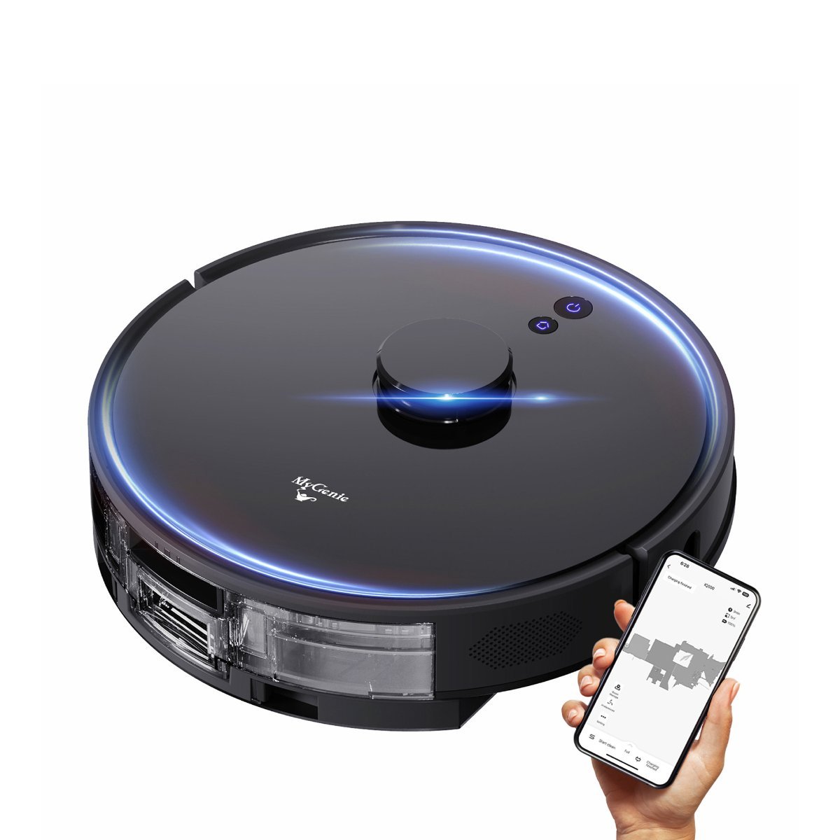 MyGenie Laser Sonic AI Robotic Vacuum and Mop