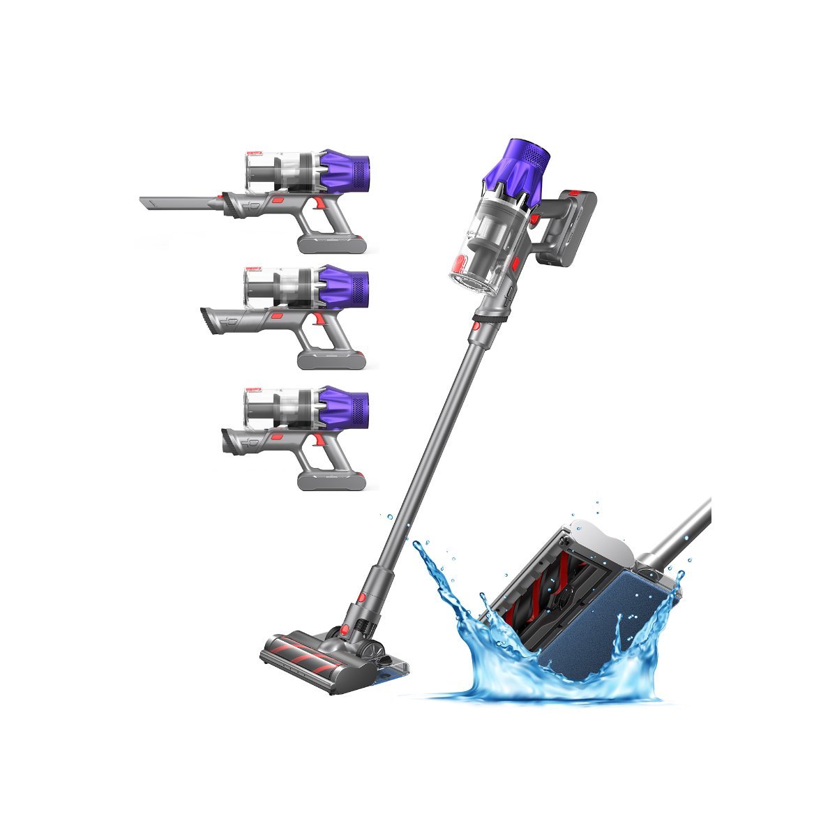 MyGenie Sentinel AI Pro Stick Vacuum with Mop