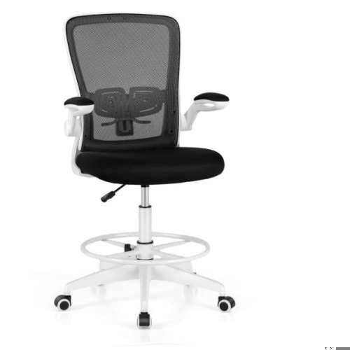 Ergonomic Drafting Chair with Tall Gas Lift