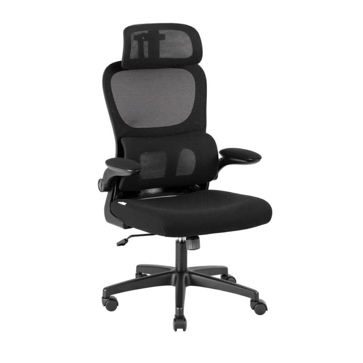 High-Back Mesh Ergonomic Office Chair Black