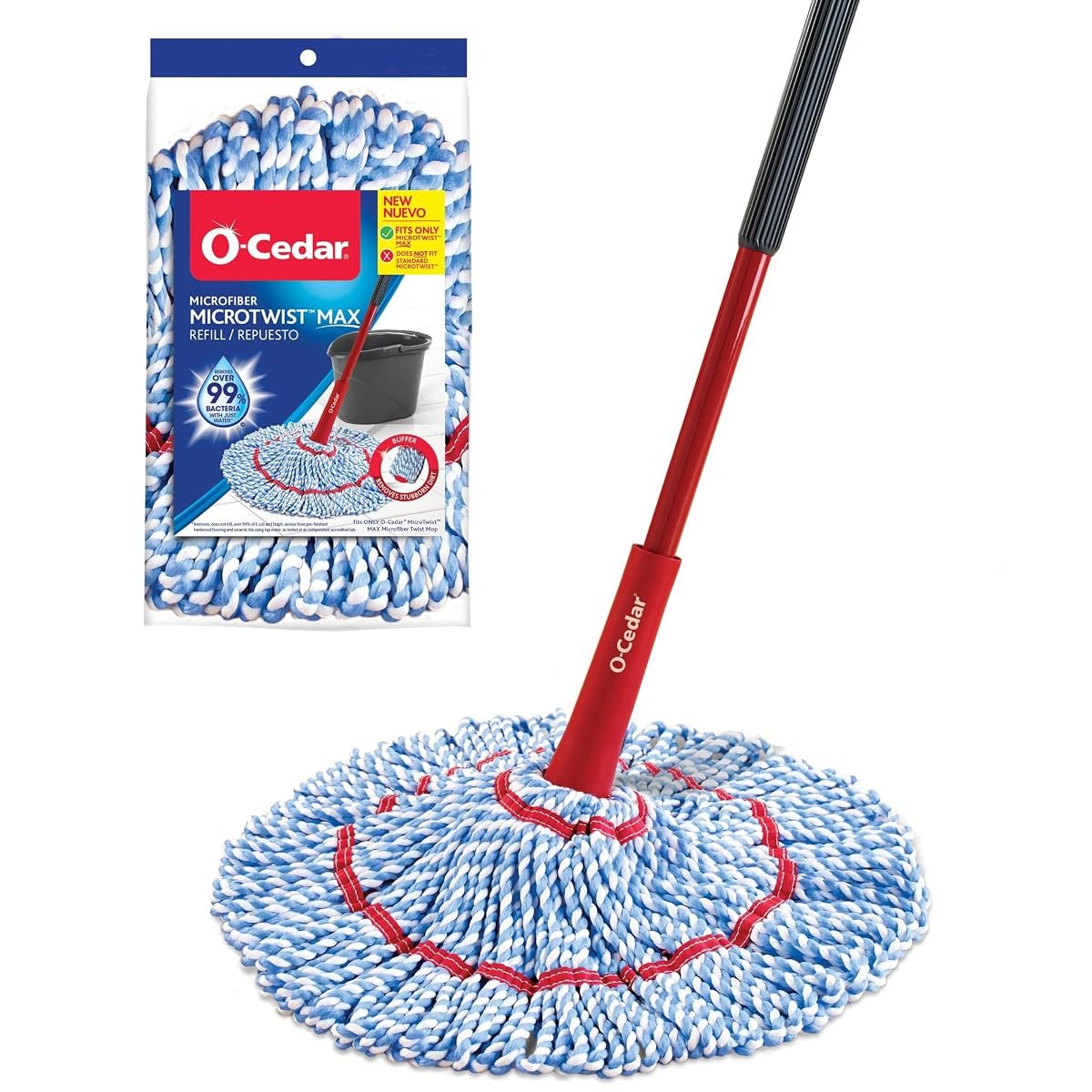O-Cedar MicroTwist MAX Microfiber Twist Mop