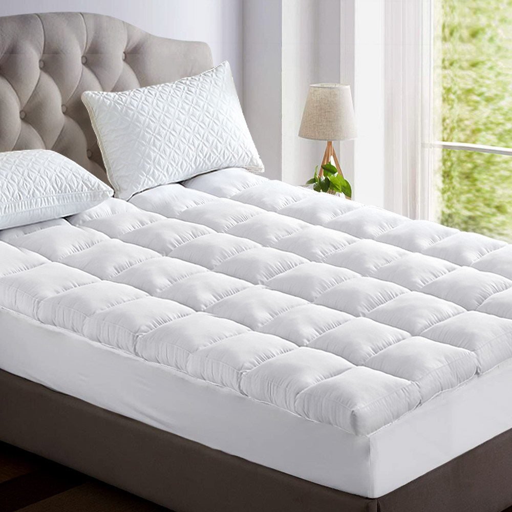 Giselle Bedding 5cm Bamboo Pillowtop Mattress Topper 1000GSM