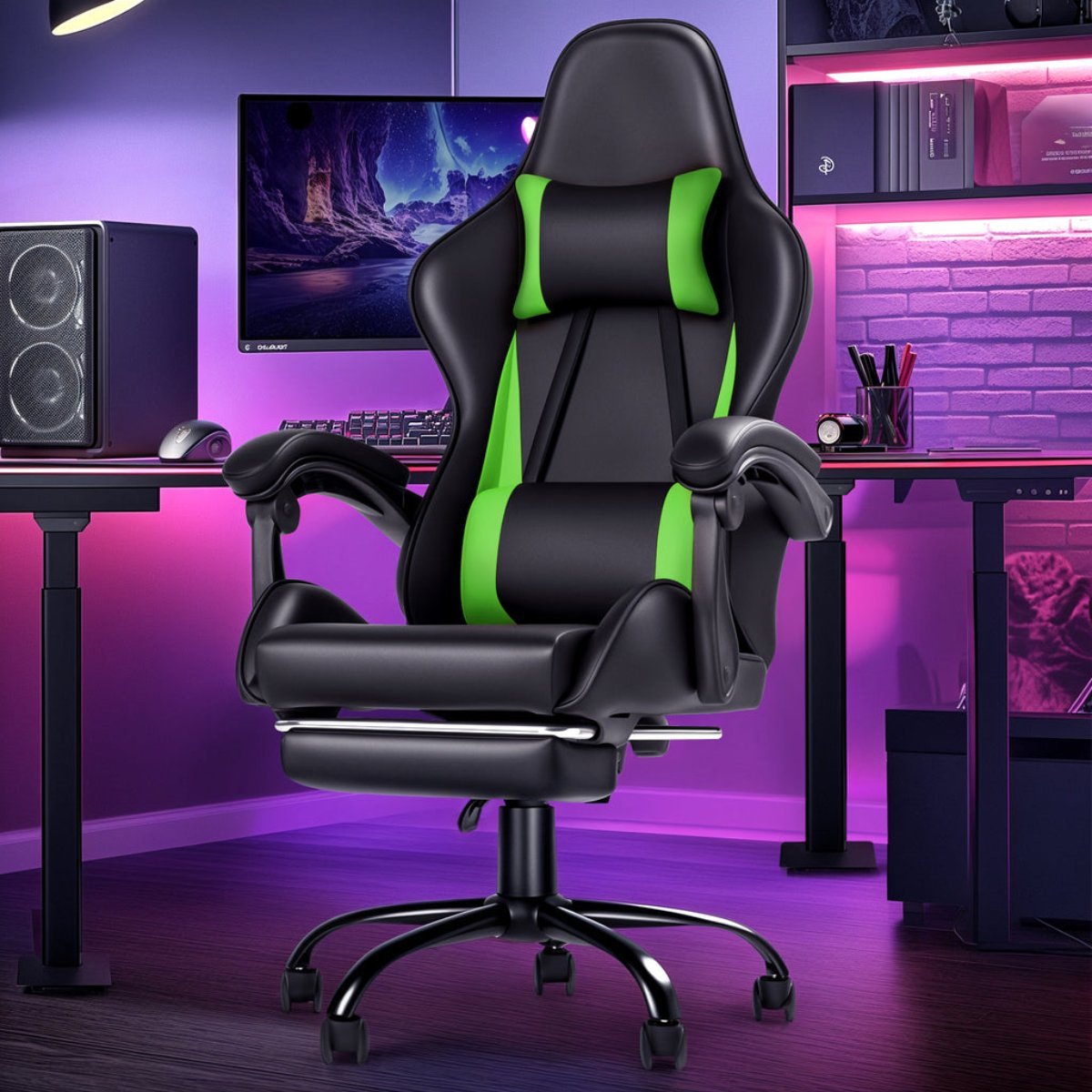 Rocking Recline Gaming Chair