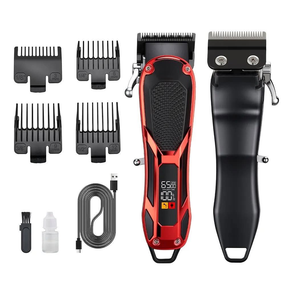 Quiet Dog Clippers for Thick Hair with LCD Display