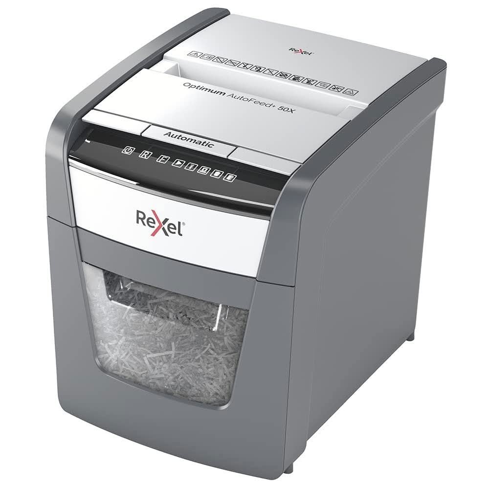 Rexel Optimum Auto Feed+ 50 Sheet Paper Shredder