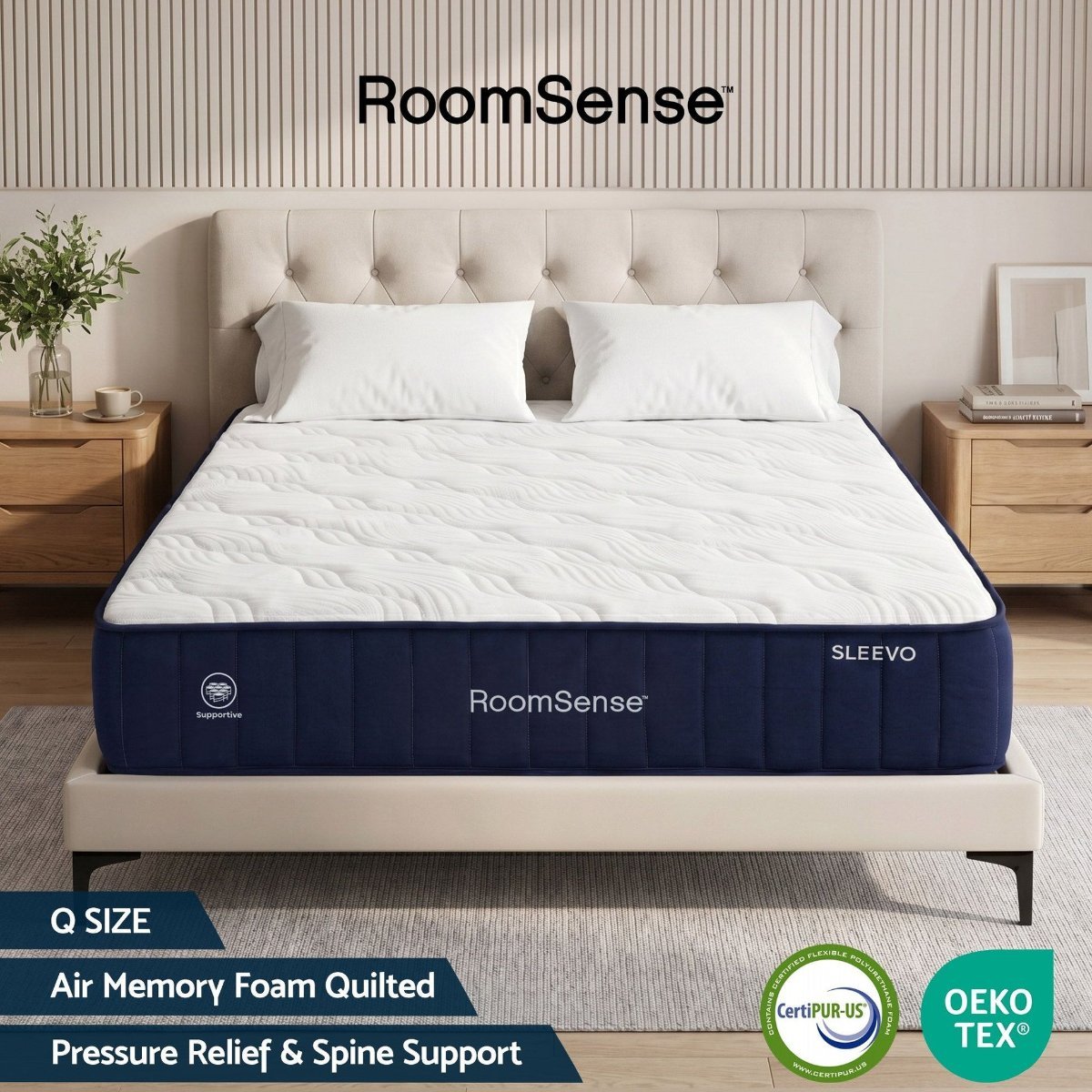 RoomSense Orthopedic Firm Hybrid mattress