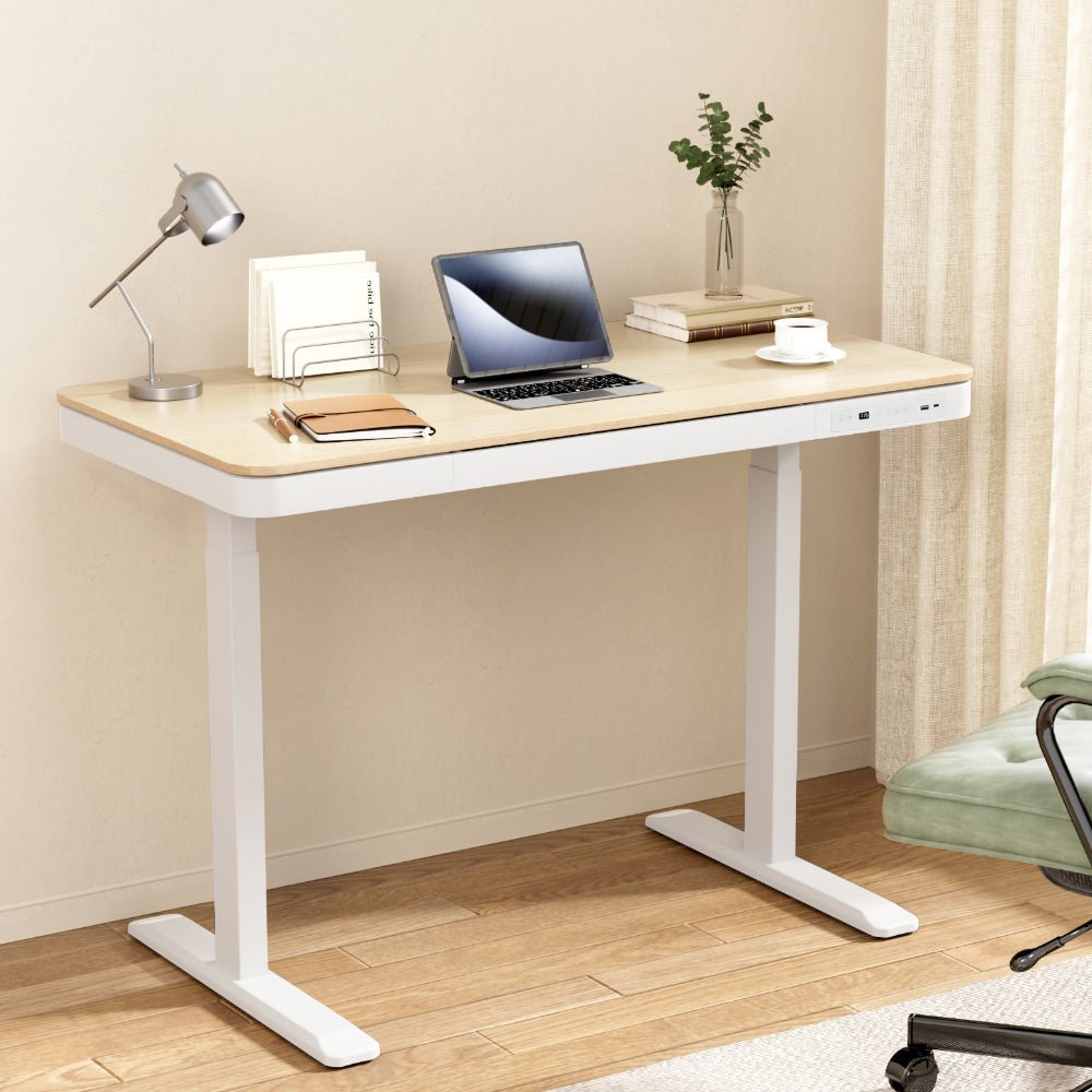 Artiss Dual Motor Standing Desk Oak