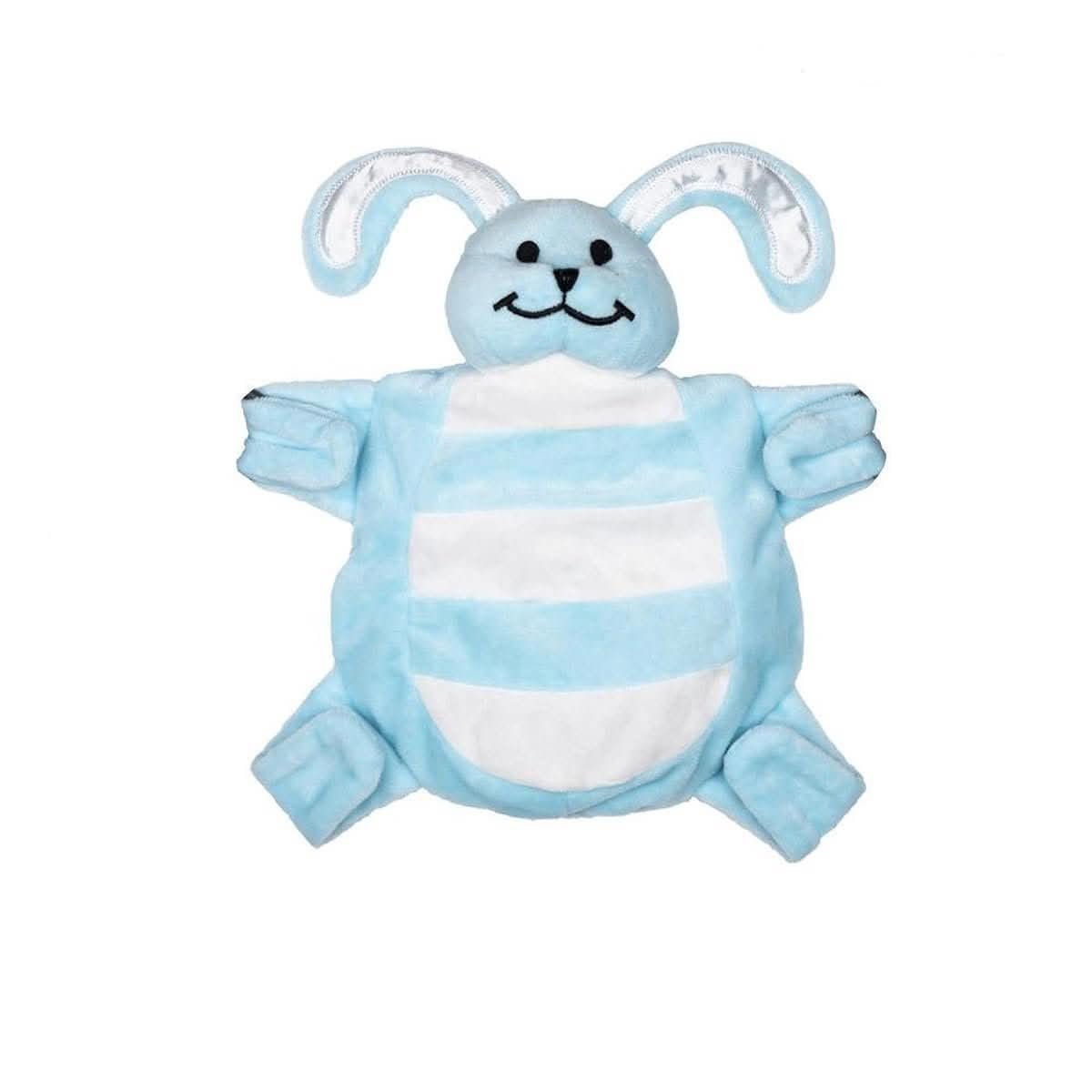 Sleepytot Baby Comforter and Dummy Holder Plush Toy Blue Bunny