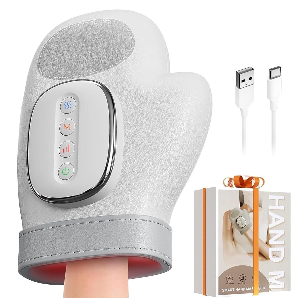 Smart Hand Massager with Heat and Compression