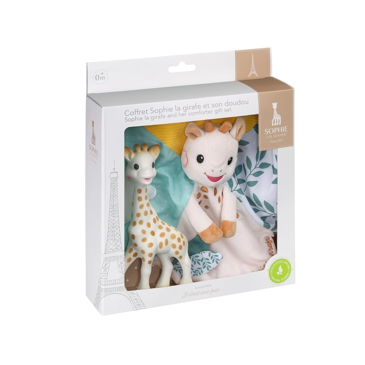 Sophie La Girafe Baby Teether and Comforter Set