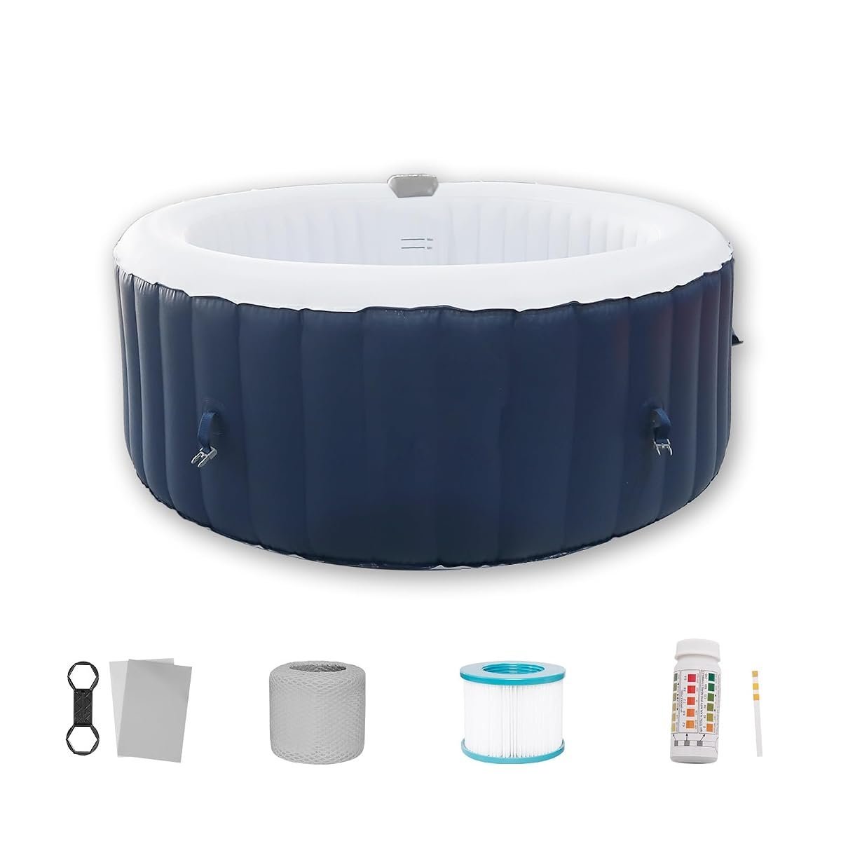 Portable Square Inflatable Hot Tub with Air Jets