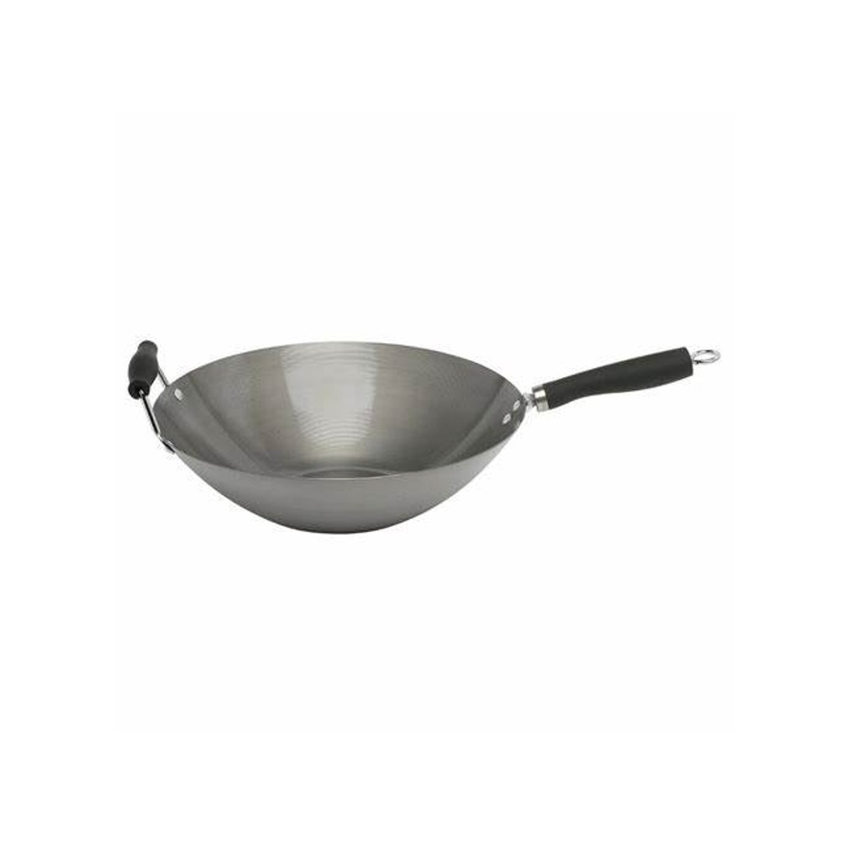 Stanley Rogers carbon steel wok 35cm black