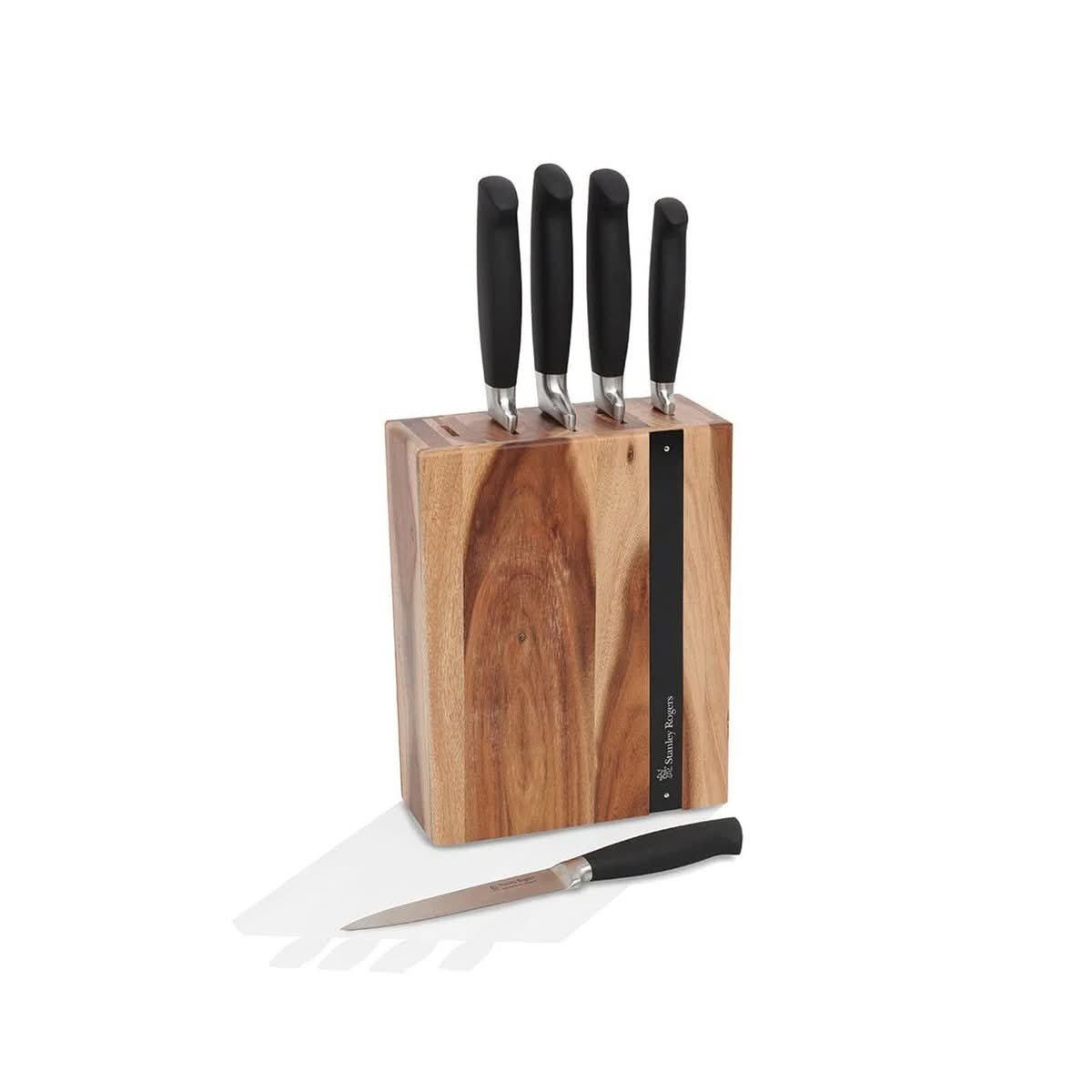 Stanley Rogers Black Flash 6-Piece Block Set